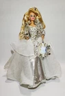Vintage Mattel 1992 Happy Holidays Barbie Doll, Original Outfit, Ornament, Shoes