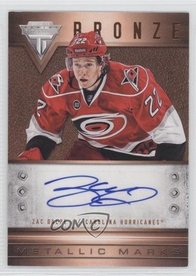 2012-13 Panini Rookie Anthology Titanium Metallic Marks Zac Dalpe #59 Auto e6j