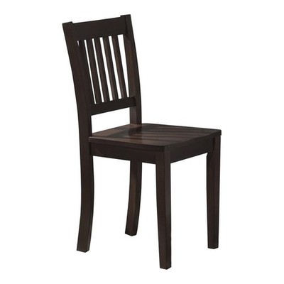 Universal Wood Youth Desk Chair, Chocolate Brown