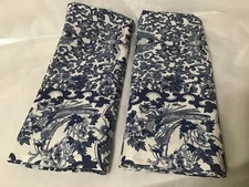 Ralph lauren blue white Tamarind standard size pillow sham, lot of 2