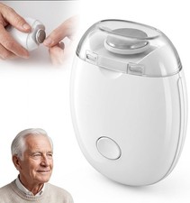 Electric Nail Clipper LED Light Automatic Nail Trimmer Rechargeable USB