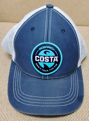 COSTA OCEARCH DONT FEAR THE FIN MESH STRAPBACK HAT