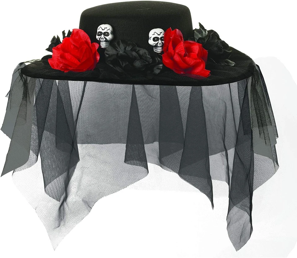 Chapeau De Costume Pour Adultes Du Jour Des Morts - Photo 1/1