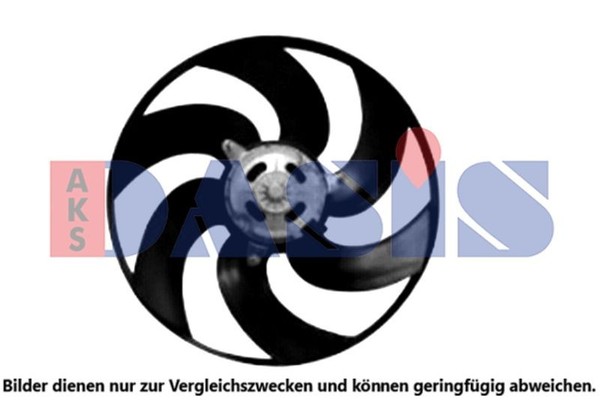 AKS Dasis LüFter, MotorküHlung 088180N Passend FüR Fiat-image