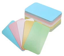 100 Pcs Small Blank Paper Message Note Business Cards Vocabulary Flash Cards