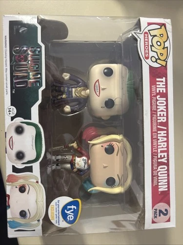 The Joker & Harley Quinn Metallic DAMAGED BOX SEE PICS