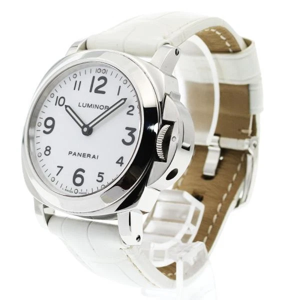 Panerai — Officine Panerai Luminor Base PAM00114 44mm White Dial Hand-Winding Watch #C4210