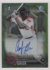 Anfernee Grier Bowman 2016 Green Refractor /99 Auto