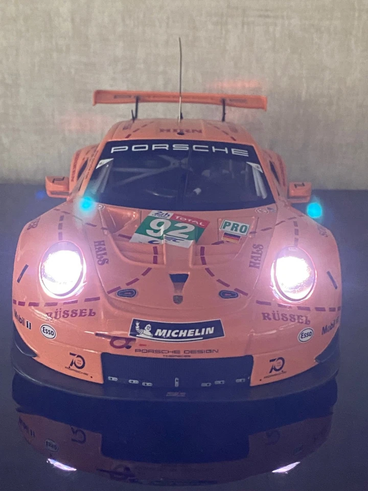CODEX NIGHT VERSION Porsche 911 (991) RSR #92 WINNER 24h LeMans 2018 1/18 IXO - Photo 3/4