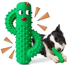 Sugelary Dog Chew Toys Indestructible Squeaky Tough Dog Toys for Aggressive C...