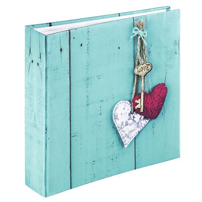 Hama Memo-Album Fotoalbum Rustico 22,5x22cm Format 10x15cm 200 Fotos 100 Seiten