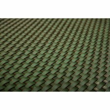 Artificial Rattan Weave Privacy Screening Balcony Fence Garden 1m x 1m Green