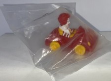 1988 Happy Meal Premium Ronald McDonald Rubber Car Test Market Red Collectors