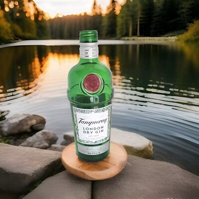 Empty Bottle Tanqueray London Dry Gin 750 Ml. Green Glass