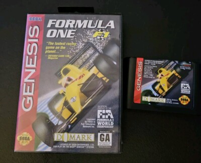 Formula One- Sega Genesis No Manual TESTED 