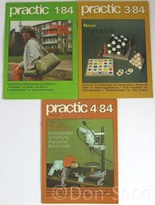 Practic Konvolut 3 Hefte Jahrgang 1984 Nr. 1, 3, 4 DDR