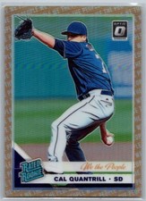 2019 Donruss Optic Rated Rookies We the People Prizm RC /76 Cal Quantrill