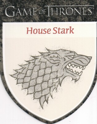 Game of Thrones Season One, House Stark Die Cut Card H2