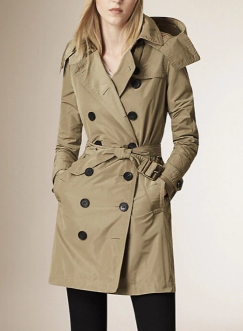Burberry balmoral hooded trench hotsell coat