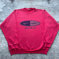 Vintage 90s Nike Distressed Faded Skater Grunge Sweatshirt