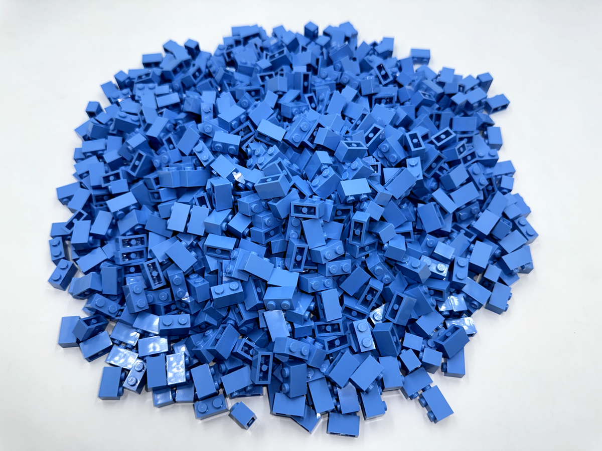 LEGO Pack of 200x New Medium Blue Brick 1 x 2 BULK BRICKS | eBay