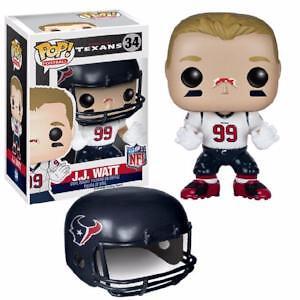 Funko Pop! Football Nfl Houston Texans Jj Watt #34