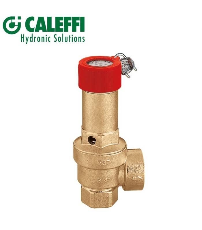 Caleffi Valvola Sicurezza Femmina Inail, Cromo, Taglia Unica