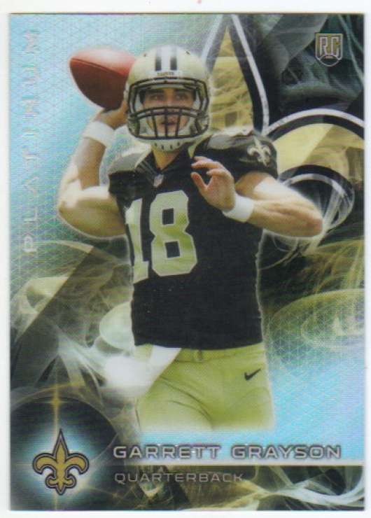 2015 Topps Platinum Rookie Refractor RC #132 Garrett Grayson Saints 