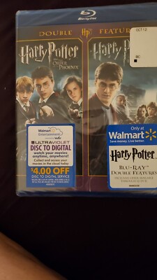 Harry Potter Double Feature Years 5 & 6 - Blu- Ray - Sealed