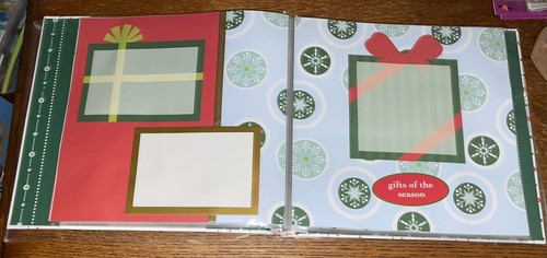 Tapestry CR Gibson Complete Christmas Photo Scrapbook Album Kit Stickers 12x12 - Picture 12 of 20