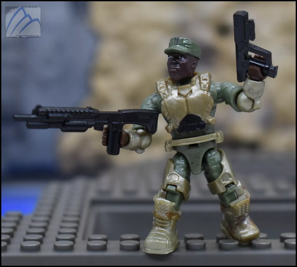 HALO MEGA CONSTRUX UNSC SERGEANT JOHNSON FIGURE GYG61 20TH ANNIVERSARY