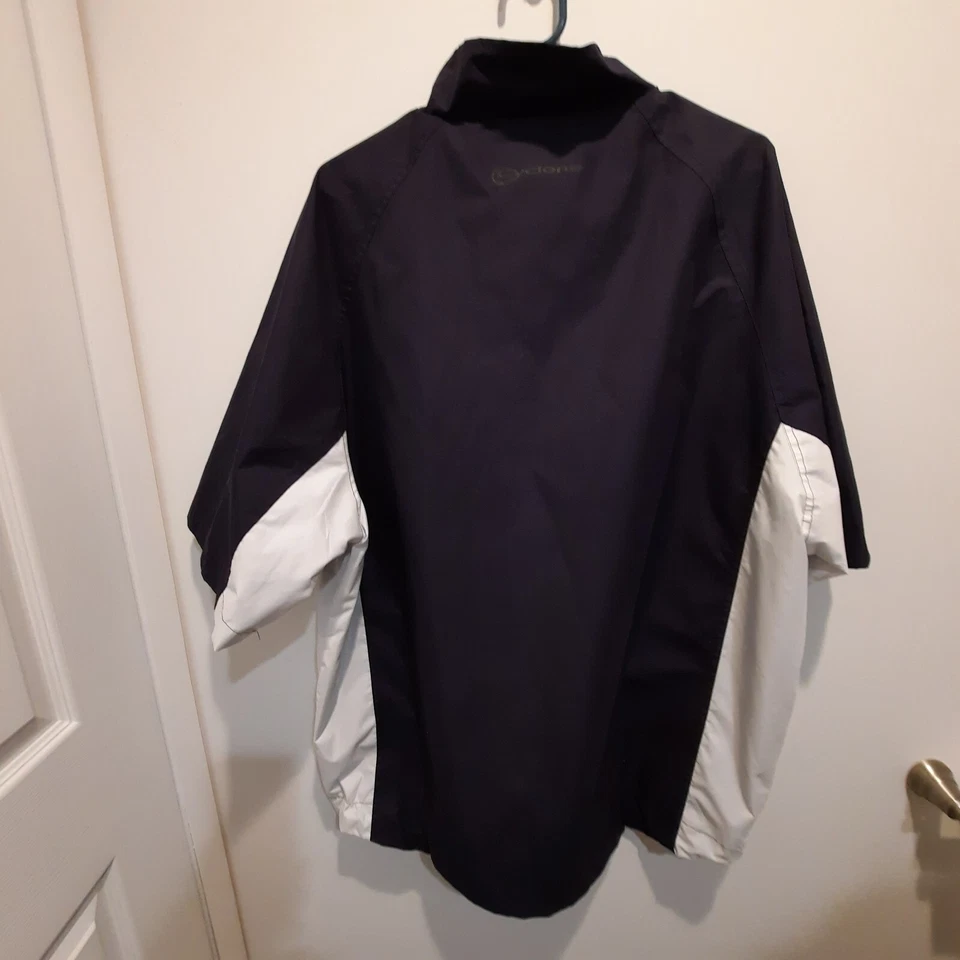 Orlimar Para Hombres Azul Marino Blanco Golf PGA Rendimiento Ciclón Viento Camisa Chaqueta Pullover L Foto 2 de 4