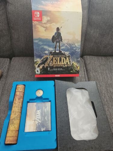Legend of Zelda Breath of the Wild Special Edition Nintendo Switch NO GAME READ