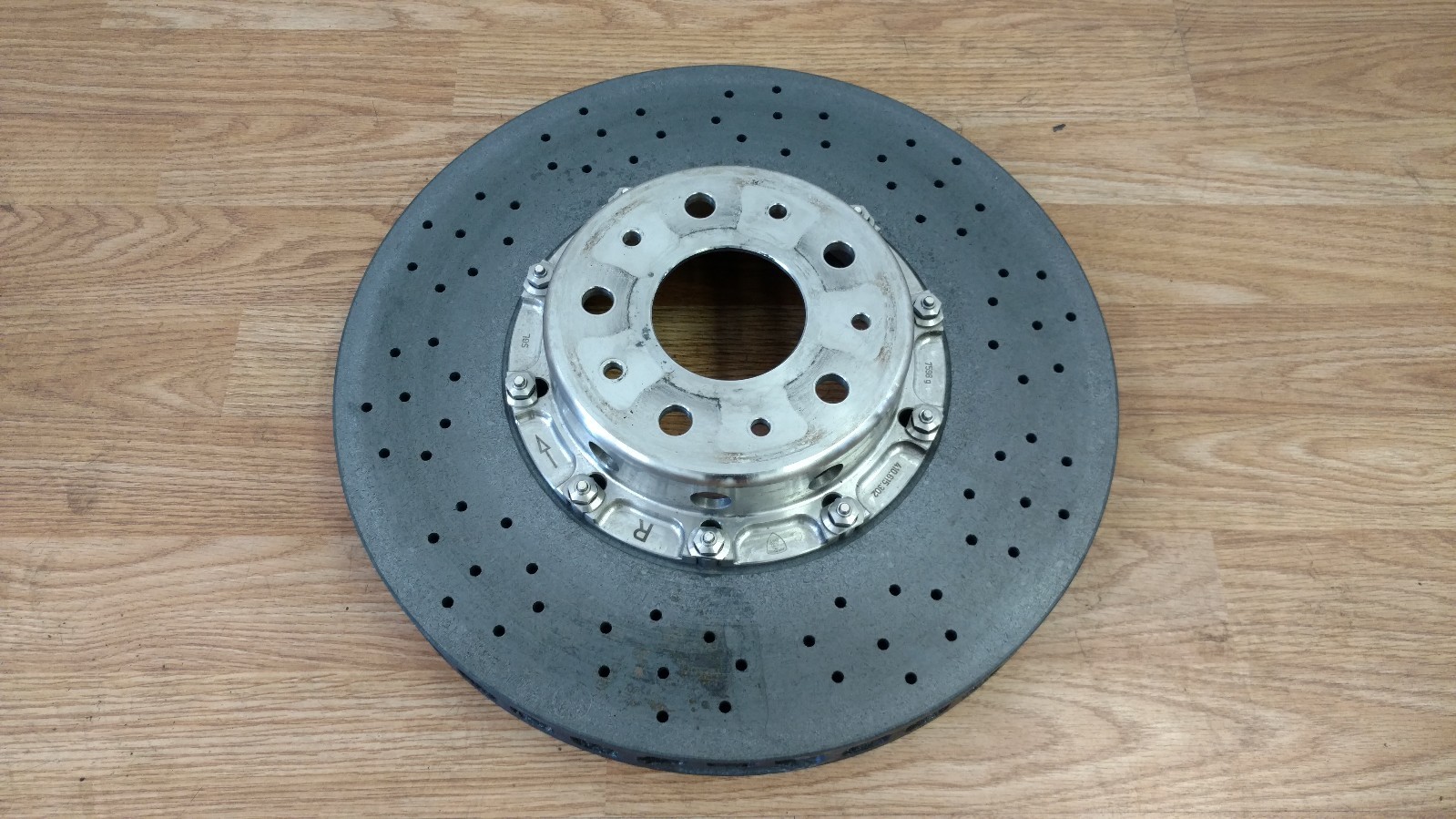 LAMBORGHINI MURCIELAGO LP640 RIGHT SIDE FRONT CERAMIC BRAKE DISC OEM 410615302