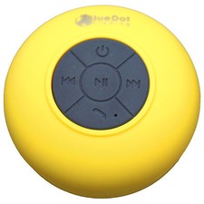 Yellow Waterproof Bluetooth 3.0 EDR Works w/Smart Ready iPhone 7 Speaker Shower