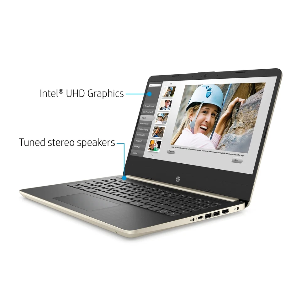 HP Laptop Computer Office 2024 Notebook 14" Intel i3 16GB RAM 1TB SSD Win 11 Pro - Image 4 of 4