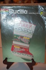 Bucilla 60659 "Rejoicing Angels" 17" Diagonal Stocking