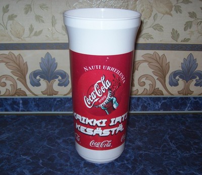 Download Very Rare Vintage COCA-COLA for FINLAND Huge Plastic Cup ORIGINAL | eBay