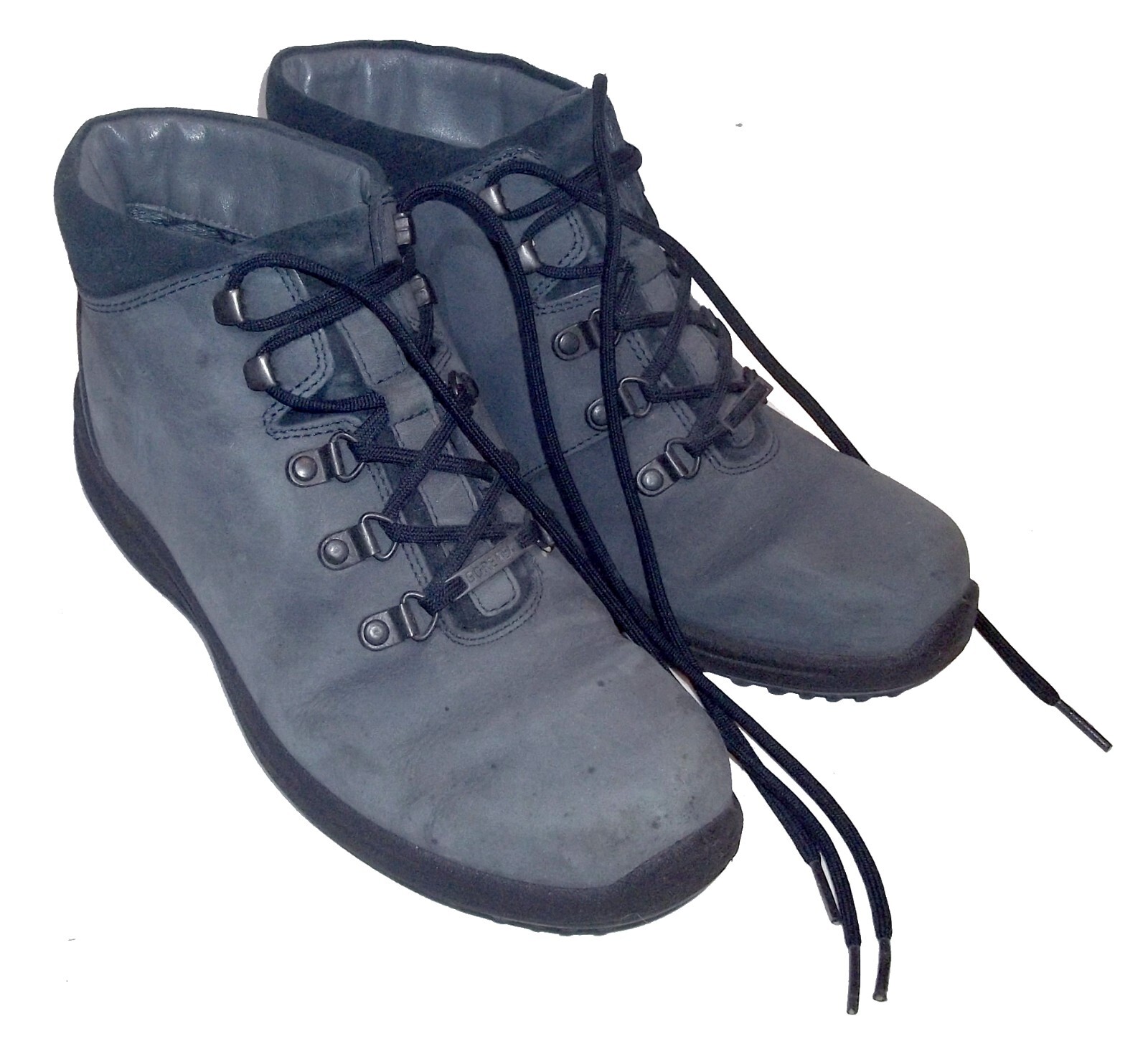Hotter 'Keswick' Boots Nubuck Leather+GoreTex Walking/Hiking BlueGrey