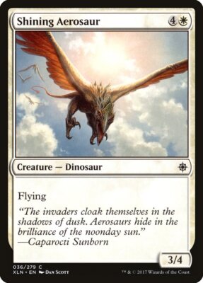 MTG Magic the Gathering Shining Aerosaur (36/313) Ixalan LP
