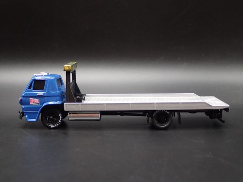1970 70 DODGE L600 COE PIANO RAMP TRUCK HOLLEY 1:64 SCALA MODELLO AUTO DIECAST - Foto 2 di 7