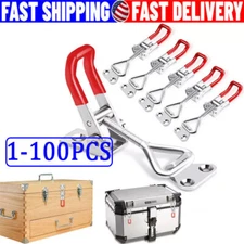 Steel Toggle Latch Catch Adjustable Lock Clamp Anti-rust Clip For Box Case lot