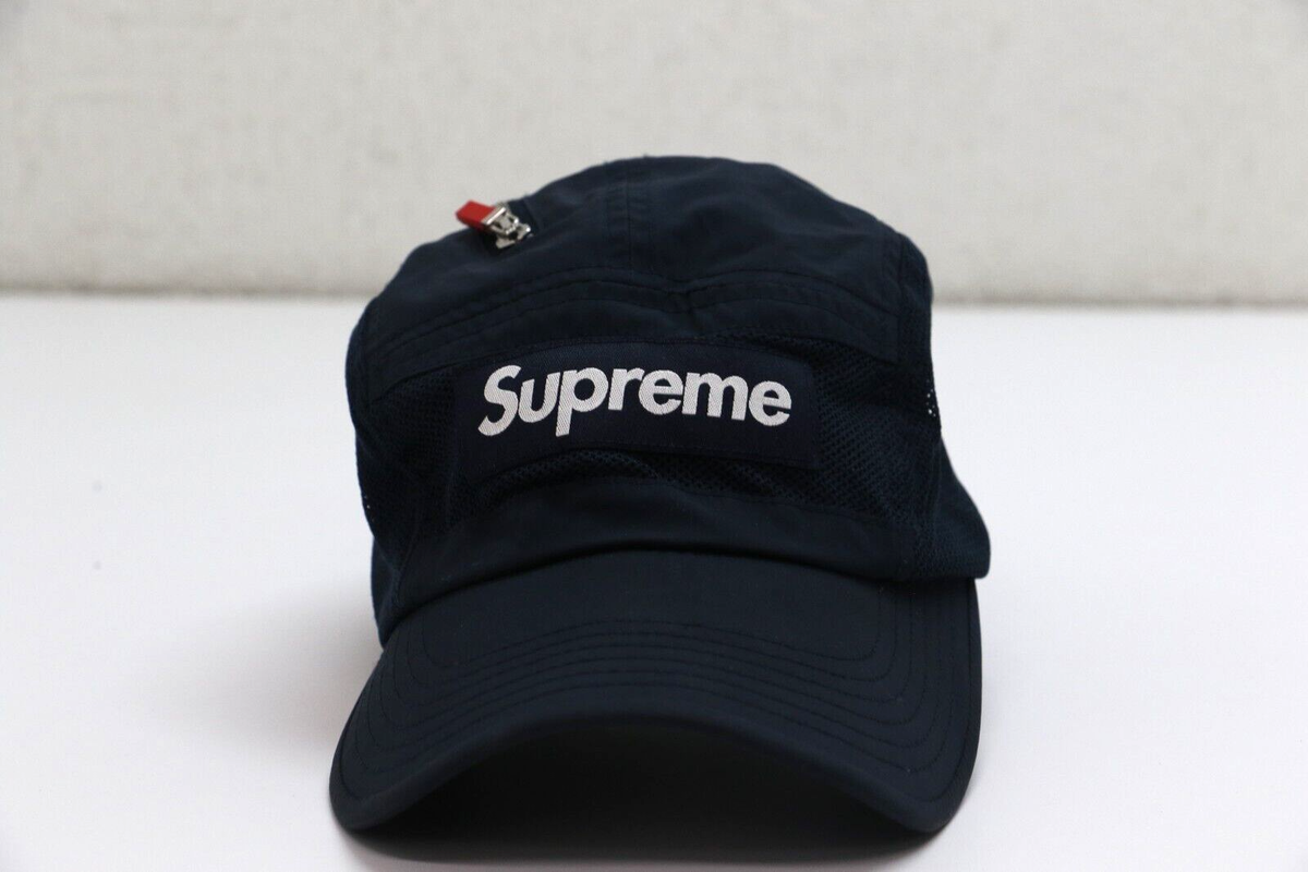 Supreme Zip Mesh Camp Cap Navy Blue (FW20) | eBay Supreme Zip Mesh Camp Cap Navy Blue (FW20) | eBay