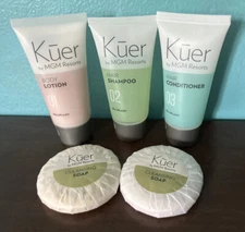 NEW MGM Resort Casino Kuer Paraben-Free Shampoo Conditioner Lotion TRAVEL SIZE