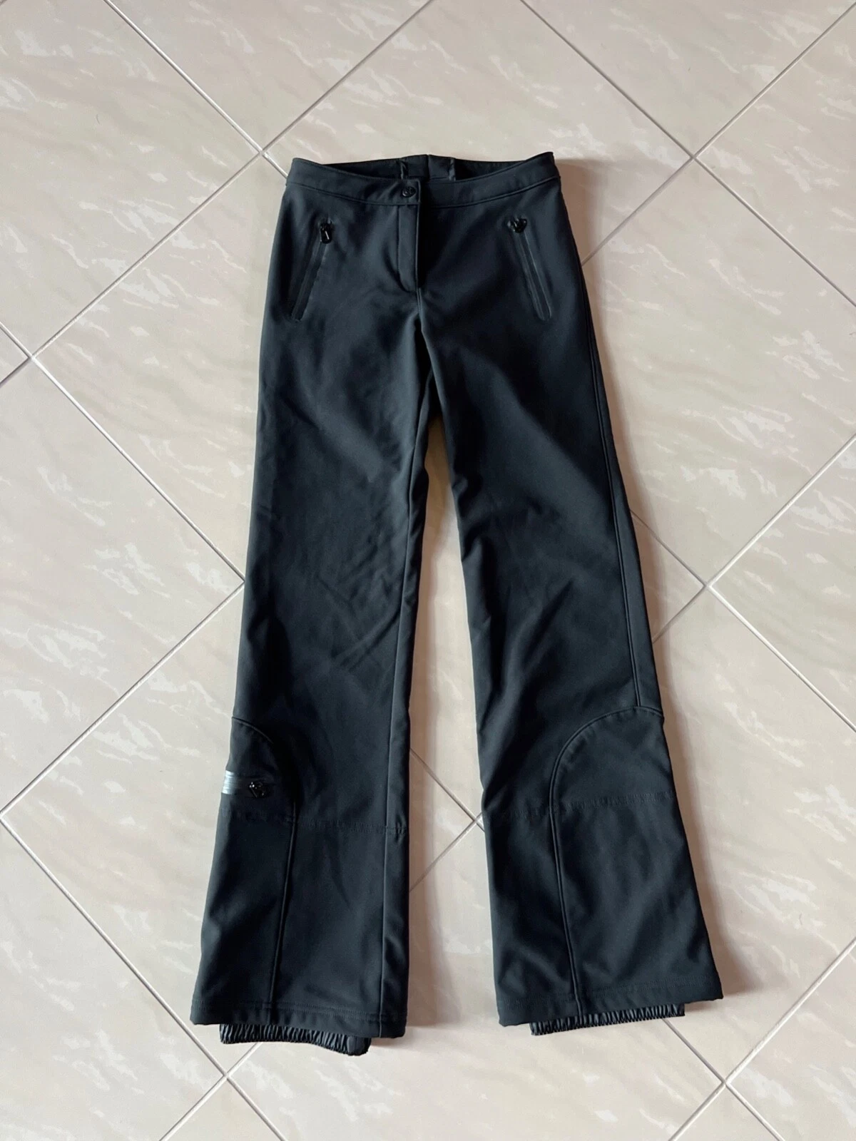 2624 Boulder Gear AFRC Tech Softshell Pants Womens 2 Black Relaxed Fit Snow Cuff