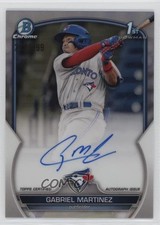 2023 Bowman Chrome Prospect Refractor /499 Gabriel Martinez #CPA-GMA Auto 11s9