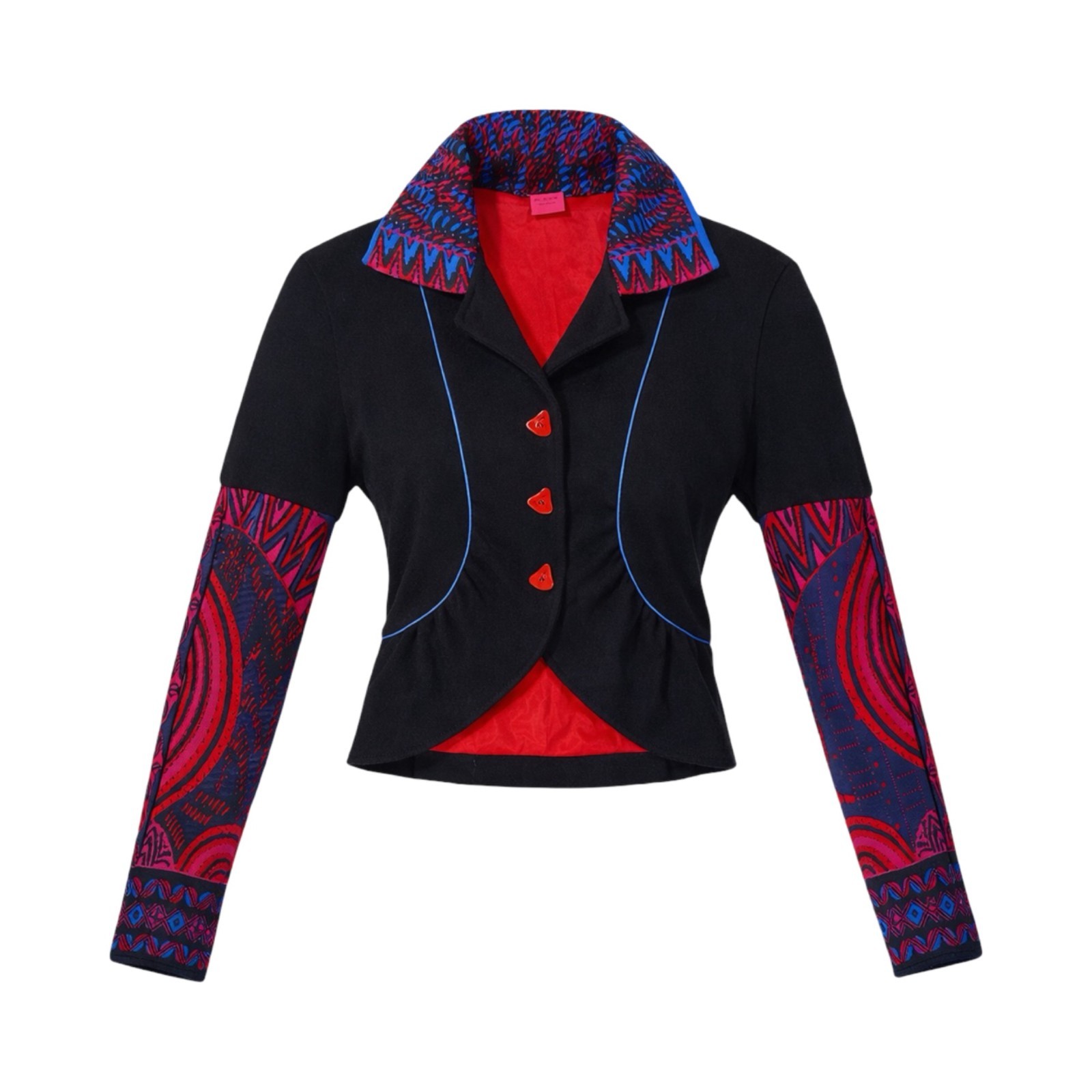 Save The Queen Vintage Made in Italy Boho Ethnic Artistic Jacket/Cardigan XS/S