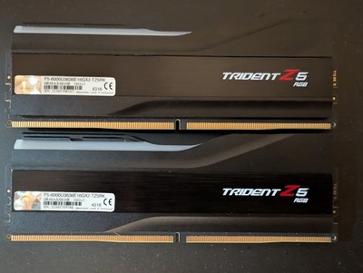 G.SKILL Trident Z5 RGB DDR5-6000 32GB (2x16GB) Intel XMP 3.0 Desktop DDR5 RAM