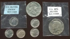 Silver coin lot -  Franklin Half Dollar,  Kennedy Half dollar, 5 Roosevelt dimes