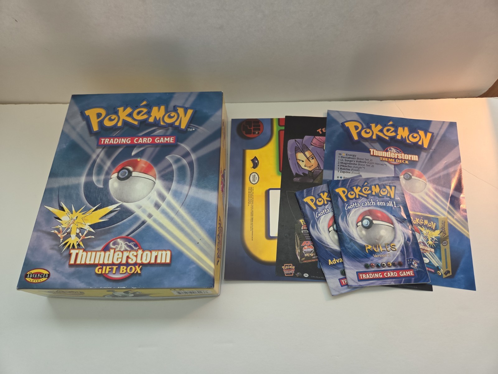  Pokemon Thunderstorm Trading Card Game Gift Box, NO CARDS